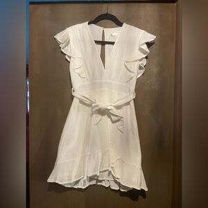 Elegant White Midi Dress